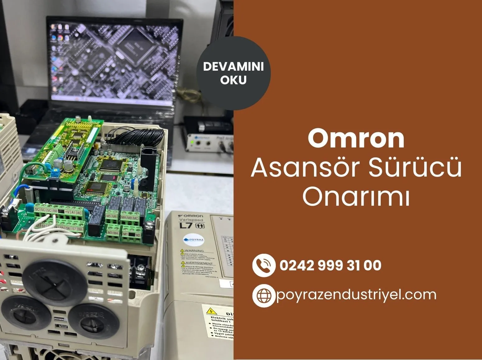 Omron Asansör Sürücü Onarımı